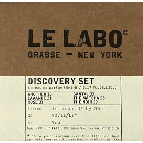 Le Labo Discovery Set 探險收藏淡香精六入組