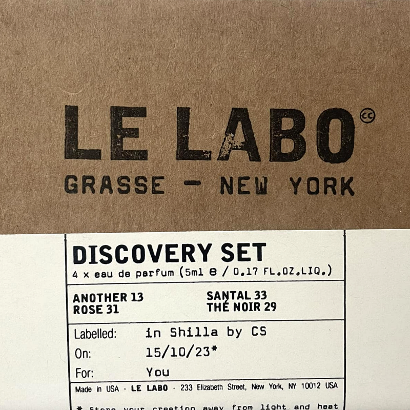 Le Labo Discovery Set 探險收藏淡香精四入組